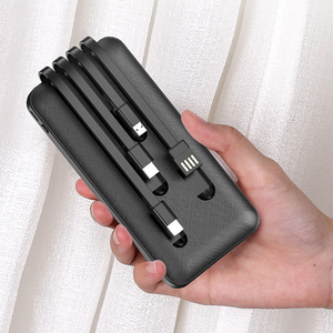 <span class=keywords><strong>Power</strong></span> <span class=keywords><strong>Bank</strong></span> Portatile 10000-20000mAh con Cavo Integrato, Display LCD e Ricarica Rapida, Supporto Wireless per Telefono Cellulare - Product Image 5