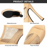 Bottes de danse noires sexy pour femmes, à talons hauts, en PU verni, tendance, plateforme, sandales, chaussures de pole dance