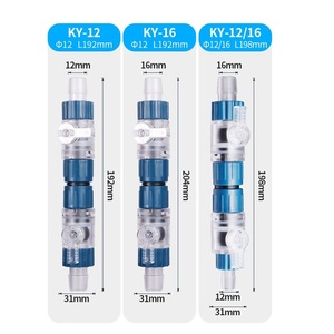 플라스틱 퀵 커플 링 수족관 필터 릴리스 커플 링 퀵 커넥터 12/16mm 16/22mm - Product Image 2