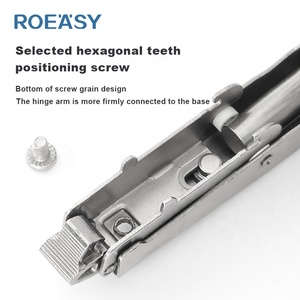 مفصلات خاصة من الحديد والنيكل <span class=keywords><strong>90</strong></span> درجة من Roeasy ، مفصلات إغلاق ناعمة للأبواب للمطبخ والأثاث - Product Image 5