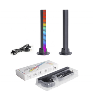 Đèn Nhận Dạng Nhịp Điệu Kích Hoạt Bằng Giọng Nói USB Màu RGB Đèn Tạo Không Khí Ô Tô Đèn LED Âm Nhạc Xung Quanh Để Bàn - Product Image 3