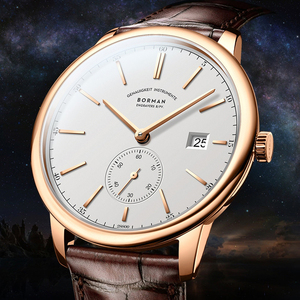 Reloj BORMAN BM3817 para Hombre, de Lujo, en Acero Inoxidable con Cristal de Zafiro, Resistente al Agua 5BAR, Movimiento Automático - Product Image 5