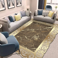 Moderner geometrischer 3D-Kristall-Samtteppich Bester Preis Polyester Maschine für Wohnzimmer Esszimmer oder Gebets raum
