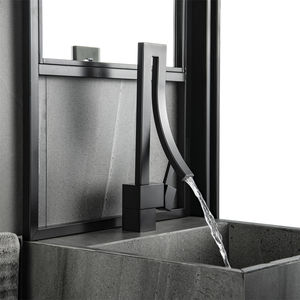 Mezclador de lavabo de agua fría y caliente de elefante único, grifo de baño montado en cubierta, grifo de lavabo de latón cromado de un solo mango - Product Image 5