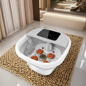 Cubo de baño de spa eléctrico plegable para pies Masajeador de pies conveniente <span class=keywords><strong>con</strong></span> características de relajación Premium - Product Image 3