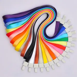 Plastic hook rope teacher lanyard sublimation printing blank lanyards