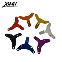 XIMU développe et fabrique indépendamment des composants en alliage d'aluminium usinés par CNC pour les supports de plaque d'immatriculation Light Bee.