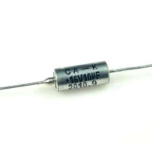 Axiale Tantaalcondensator 100mfd 40V Cilindrische Hete Verkoop 10% CA-40V100uF-K Axiale Vaste Tantaalcondensator - Product Image 1