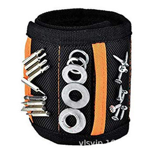 Magnetic wrist strap, magnetic tool wrist strap, magnetic pick-up device, <b>handle</b> strap, magnetic wrist strap storage cable tie, - Product Image 1