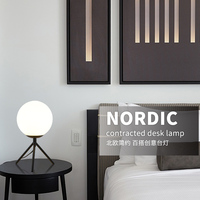 Lampe de chevet de luxe pour chambre principale, style nordique moderne et créatif, ambiance chaleureuse et romantique, décoration intérieure DC