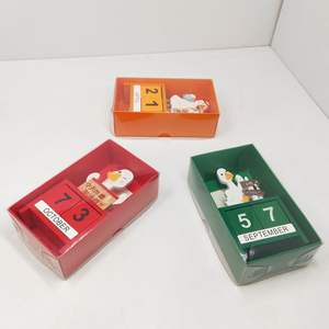 Design moderne en bois Calendrier perpétuel Ornement de bureau créatif pour Noël Vente en gros Calendrier de Noël Ornement Décoration - Product Image 4