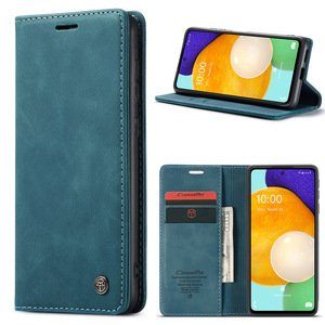Étui de protection en cuir à rabat rétro anti-chute pour <span class=keywords><strong>Samsung</strong></span> <span class=keywords><strong>S23</strong></span> A53 et pour téléphones mobiles Galaxy A14 Design artisanal en relief - Product Image 2