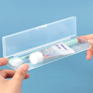 Sunshing hộp bàn chải đánh răng hộp lưu trữ bàn chải trang điểm trong suốt hộp đựng kem đánh răng cầm tay du lịch hộp đựng bằng nhựa - Product Image 2