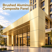 Panneau composite en aluminium brossé 4 mm 1220x2440 mm en argent pour panneaux muraux intérieurs personnalisés