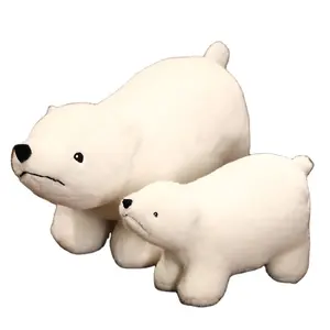 Bán Buôn 30Cm-90Cm Thường Vụ Polar Bear OEM Thú Nhồi Bông Mềm Trắng Teddy Bear Plush Gối Đồ Chơi Cho Trang Trí Nội Thất