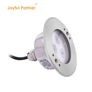 IP68 hava koşullarına dayanıklı 3W RGB LED havuz ışığı DMX512 316 paslanmaz çelik su geçirmez sualtı proje lambası havuzlar ve havuzlar için