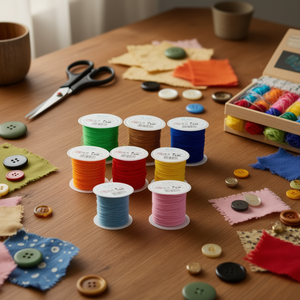 Spago di Sisal Ilan 1mm 12m Colori Assortiti 24 Pezzi per Artigianato e Cucito - Product Image 3