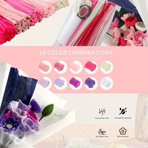 Kit de Arte Floral Poppy Studio, Colección Definitiva de 100 Piezas, Limpiapipas de Poliéster Mixto, Envoltorios Premium, Manualidades AllFinishing - Product Image 3