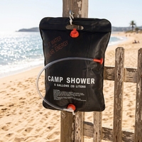 Ensemble de sacs de douche pliables écologiques en PVC de 20 L avec interrupteur marche/arrêt pour le camping en plein air, la randonnée, la sécurité Baolong C1004A