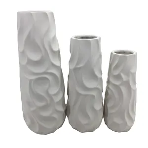 Moderno in bianco e nero gatto decalcomania della porcellana alto vaso di fiori <span class=keywords><strong>vasi</strong></span> decorativi per alberghi - Product Image 1