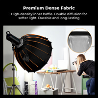 K&F Concept Boîte à lumière octogonale 60CM/90CM à monture Bowens à dégagement rapide, direction de la lumière réglable pour éclairage vidéo, studio Bowens