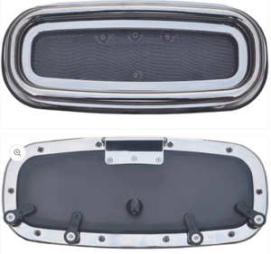 Vevor — <span class=keywords><strong>porte</strong></span> d'entrée en acier inoxydable 316L, véranda ovale pour bateau, yacht marin - Product Image 3