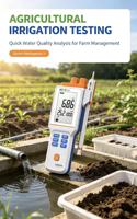 Analyseur portable de la qualité de l'eau pour la mesure du pH et de la température sur site