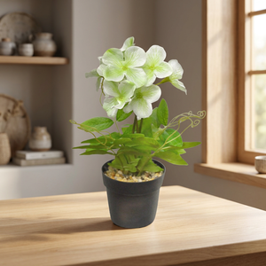 กระถางต้นไม้ประดิษฐ์ลายดอกไม้ฤดูใบไม้ผลิสำหรับวางบนโต๊ะ - Product Image 3