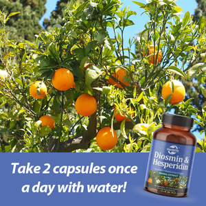 Cápsulas de Diosmina y Hesperidina OEM ODM en Oferta - Suplementos para la Circulación y las Venas, Antioxidante, Apoya el Nivel de Energía, Vegano - Product Image 3