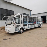 Bus électrique de tourisme spécialisé et efficace, sièges personnalisables, mini-navette solaire pour visites de ville et stations balnéaires, certifié CE