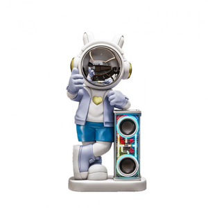 Altavoz Creativo con Forma de Astronauta, Adorno de Escritorio de Resina, Diseño Contemporáneo, Decoración Irregular para el Hogar, Oficina, Estudio, Regalo de Inauguración - Product Image 5