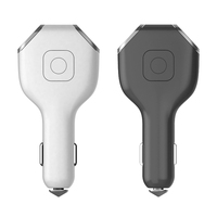 Cargador de Coche con Rastreador GPS GLONASS 4G Integrado, Micrófono WiFi para Autos, Camiones y Autobuses, Salida de 5V 2.1A, Llamadas de Emergencia SOS, Compatible con PC