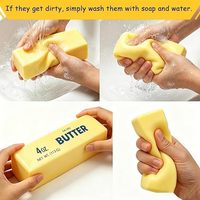 Nouveaux jouets anti-stress en plastique écologique tendance, en PU souple, en forme de grande fraise, pour enfants et adultes