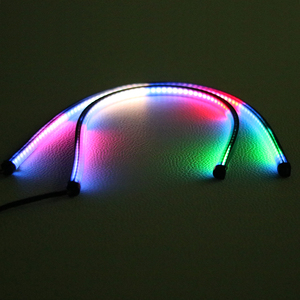 Rénovation universelle de <span class=keywords><strong>voiture</strong></span> de fumée néon flexible étanche <span class=keywords><strong>avec</strong></span> bande de tube LED Switchback DRL - Product Image 6