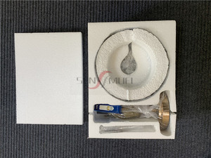 Vendita all'ingrosso e diretta di piccole lampade da tavolo da 8 pollici a buon mercato in stile <span class=keywords><strong>Tiffany</strong></span> con paralumi a mosaico in vetro colorato - Product Image 6