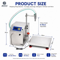 Machine de remplissage à pompe à diaphragme à corps divisé CSY-L72 pour nettoyant WC et eau de Javel
