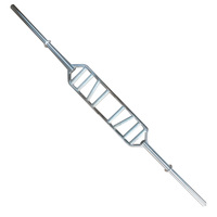 Barre de musculation multi-prise en chrome massif de qualité commerciale, type football, pour la musculation en salle et à domicile – Vente directe usine