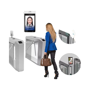 Tourniquet Tripode Automatique GMR01 - 30 Passages/minute, Compatible Badge/RFID/QR, Pour Contrôle D'accès