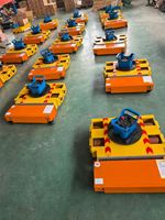Chariot électrique à charge lourde 10~60 tonnes, équipement de déplacement de charges pour usine, patins de manutention pour le transport et la manutention en usine