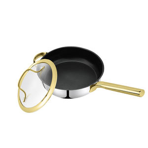 Utensilios de cocina personalizados de 24 pulgadas, olla portátil antiadherente de acero inoxidable, sartén de alta calidad, barata - Product Image 2