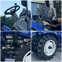Tracteur 4x4 puissant de 100 CV avec cabine climatisée, système hydraulique robuste et levage haute performance pour les travaux agricoles à grande échelle