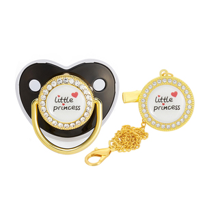 Clip de Chupete de Lujo para Bebé Princesa, Venta al por Mayor OEM, Base de Succión de Silicona, Ecológico, Color Personalizado, Moderno, Royal Babechee - Product Image 3