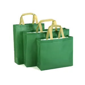 免费样品生态超市可折叠手提袋包装彩色层压无纺布购物袋