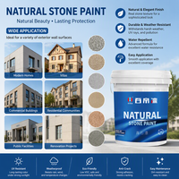 Revêtement extérieur acrylique imperméable pour maison, peinture en spray pour pierre naturelle
