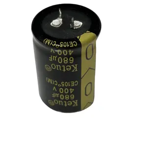 Condensador electrolítico de aluminio Ox-Horn 400V 680UF 35*50mm HP105C-