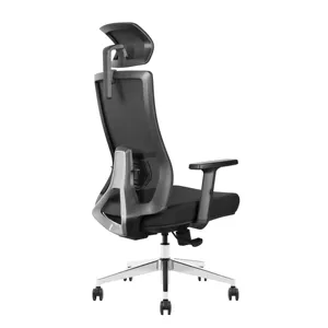 Comfortable Luxury Fabric Mesh Office Chairs High-Conference Executive Chairs Adjustable Headrest Metal Material Home Office