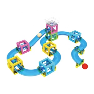 Rompecabezas DIY para adultos, embudo brillante, juego de bloques de canicas, Material plástico ABS PC para carreras de construcción, juguete de construcción educativo - Product Image 3