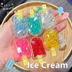 Nouveau jouet portable anti-stress en silicone souple TikTok Popsicle Crystal Beads, jouet de bureau pour soulager instantanément le stress, pour les 5 ans et plus, unisexe - Product Image 6