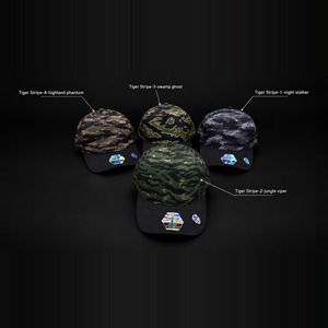 custom 5 panel Golf <b>Cap</b> <b>Camo</b> Green Curved Brim with custom logo Waterproof performance hat Perforated Breathable Men Women - Product Image 1