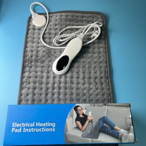 China 30*60cm 30*40cm 40*76cm gris azul rojo poliéster portátil 10 engranajes 4 ajuste de tiempo almohadilla de calefacción eléctrica/<span class=keywords><strong>Manta</strong></span> - Product Image 5